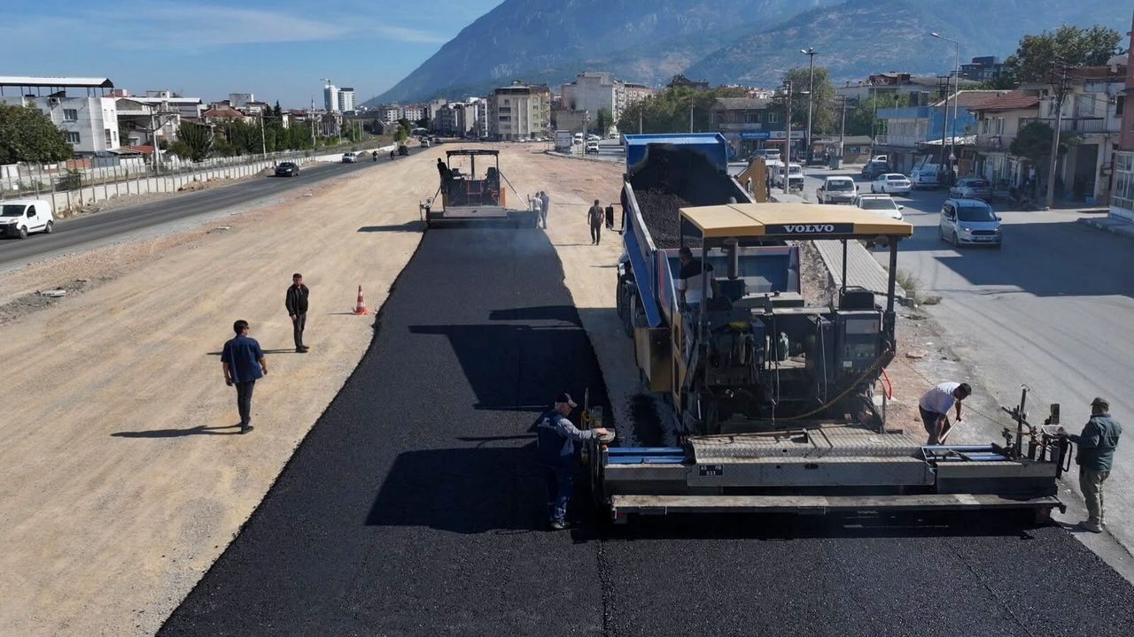 Manisa Trafiğini rahatlatacak Cider Yolu’nda çalışmalar sürüyor